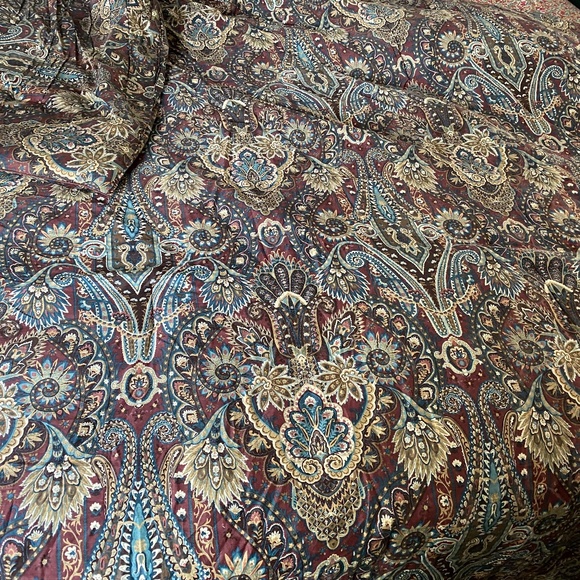 Unavailable ; cotton comforter, Queen, cotton. Earth tones - Picture 5 of 7